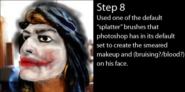 Creation of The Joker Wears Prada: Step 8